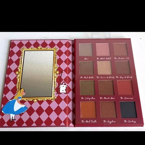 Paleta de sombras de ojos Disney Alicia en el país de las maravillas 12 tonos con espejo nueva sellada - Imagen 2 de 9