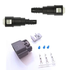 GM E85 Flex Fuel Sensor Connector Pigtail Composition Ethanol Quick 5/16 5/16"