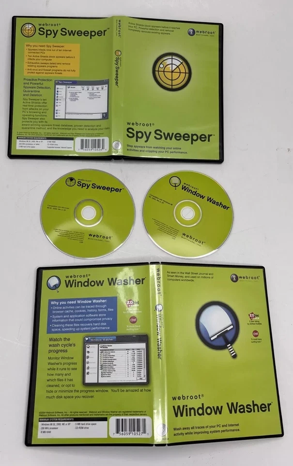 Webroot Spy Sweeper & Window Washer (Windows 98/2000/Me/XP/NT4) - Image 2 of 4