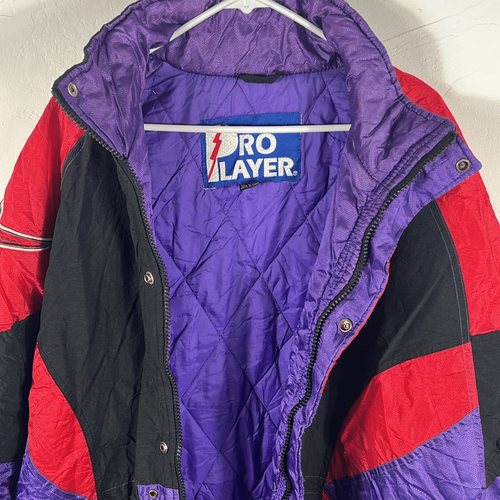 Vintage 1994 TORONTO RAPTORS NBA Pro Player Puffer Jacket Men Sz XL - GUC - Picture 9 of 11