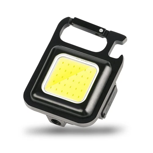 800 Lumens Mini COB Flashlights Bright Rechargeable Keychain Small Pocket Light - Picture 1 of 12