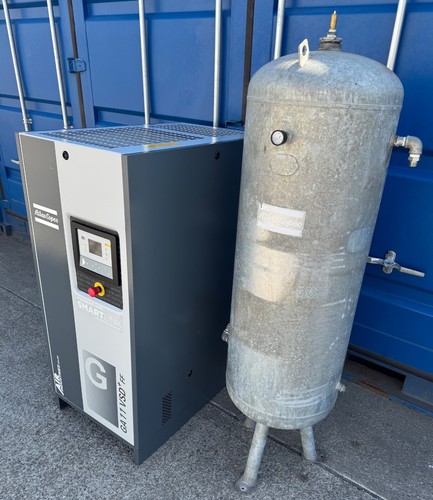 Atlas Copco GA11VSD+FF Variable Speed Rotary Screw Compressor + Dryer + Receiver - Picture 9 of 16