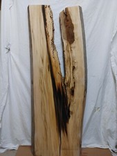Rainbow Poplar Slab (2 pieces) (Live Edge) Sp...