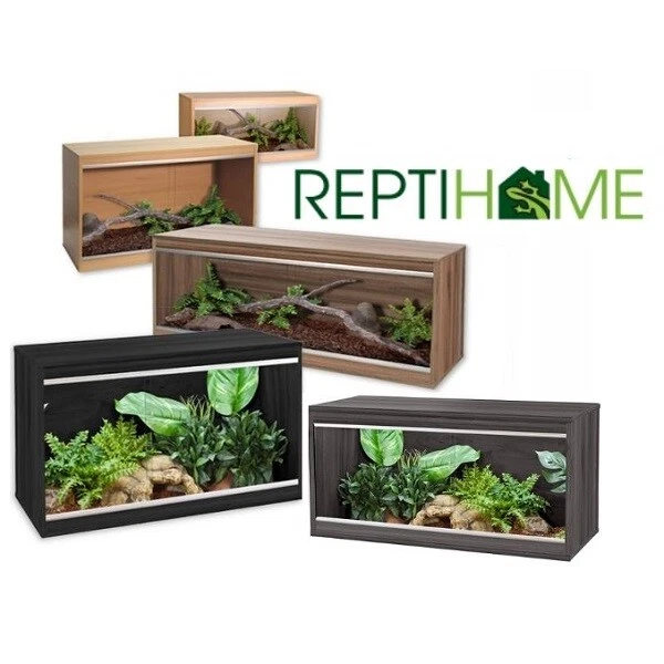 EXO TERRA Vivexotic Repti Home Wooden Maxi Vivarium - Snake Lizard Reptile Housing Habitat