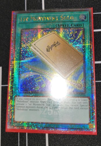 1x (M/NM) 1. Satz Solo MP24-DE038 Quarter Century Secret Rare 1. Auflage YuGiOh