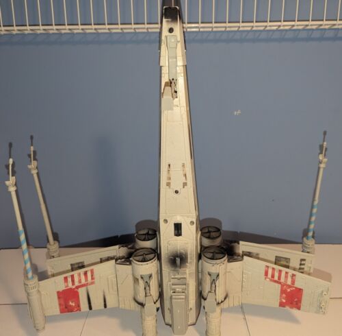 1998 Kenner Star Wars POTF Electronic X-Wing Fighter Incomplete Works - Foto 6 di 7