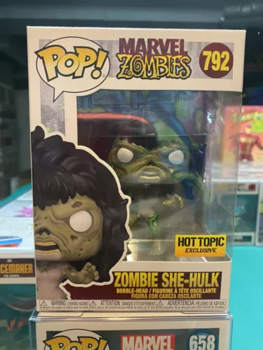 Funko Pop! Vinilo: Marvel - Zombie She-Hulk - Hot Topic (Exclusivo) #792