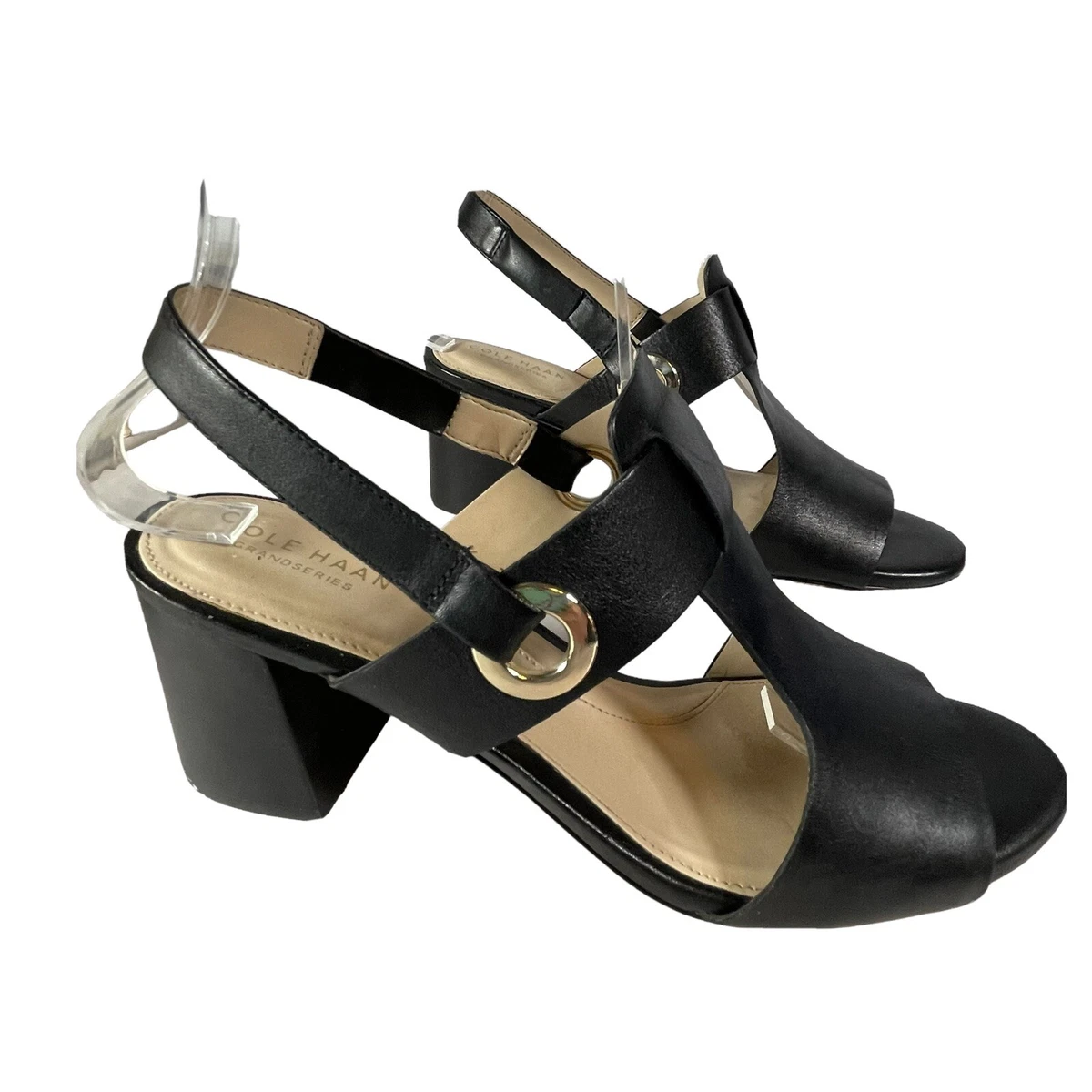 Cole Haan SIZE 8 B Grand OS Adele Womens Peep Toe Sandal Heels