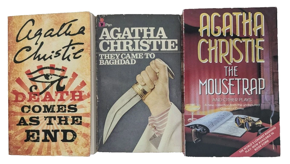 Agatha Christie Book  Bundle x9 Mystery Crime Novels Poirot Miss Marple Vintage - image 4 of 4