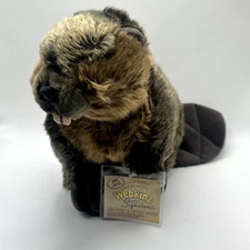 🌲 New Webkinz Signature Beaver WKS1027 - Unused Tag, Pet & Smoke-Free 🌲