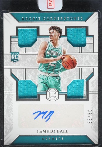 2020-21 Panini NBA Hoops LAMELO BALL Rookie Ink AUTO RC SSP #RI