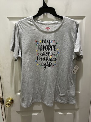 New!Holiday Time Short Sleeve All Of The Lights T-Shirt. Size XXL(20). Christmas