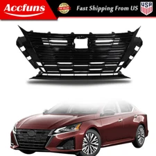 Brand New Gloss Black Grille Grill For Nissan Altima Front 62310-9HF8E 2023-2024