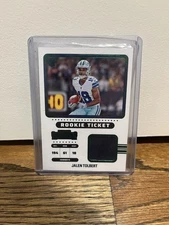 2022 Panini Contenders - Rookie Ticket Swatches Jalen Tolbert #RTS-JTO (MEM, RC)