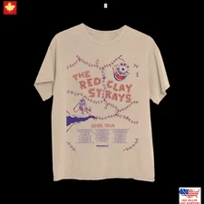 Trending The Red Clay Strays Tour 2025 Fall Beige T Shirt Full Size S-5XL