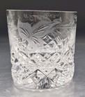 Brierley Hill Crystal Grapevine Whisky Tumbler/Glass 3 ¼" tall/8cm approx.