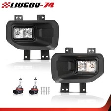 Fit For 2015-2017 Ford F-150 Clear Lens Front Bumper Fog Lights Driving Lamps Fit For 2015-2017 Ford F-150 Clear Lens Front Bumper Fog Lights Driving Lamps