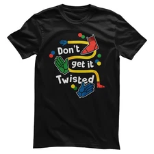 Officially Licensed Twister - Don't Get Twisted Mens T-Shirt