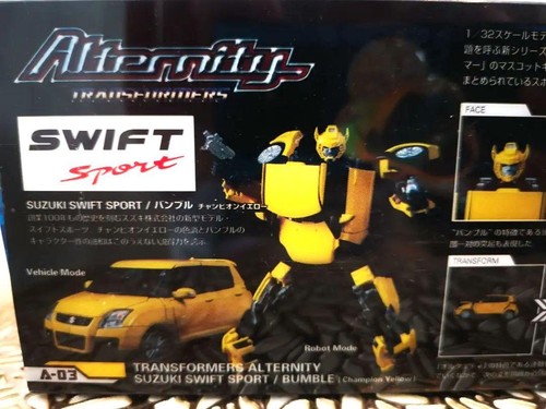 Transformers Alternity Bumble SUZUKI SWIFT SPORT #PF1Y33 - Picture 5 of 12