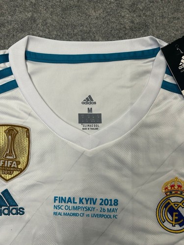 Maglia Real Madrid Ronaldo 7 Finale Champions League Kiev 2018 Jersey - Zdjęcie 10 z 23