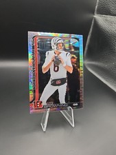 2025 Topps Chrome Jake Browning Pulsar Refractor #63 Bengals