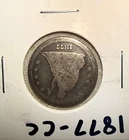 1877-CC Seated Liberty Quarter 25C Silver No Arrows