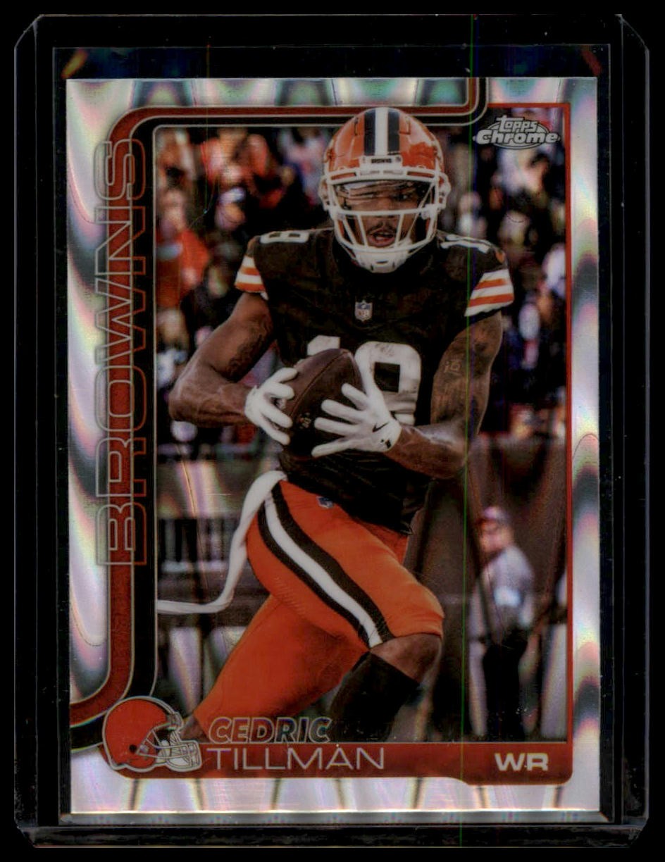 2025 Topps Chrome #67 Cedric Tillman Pulsar Refractor