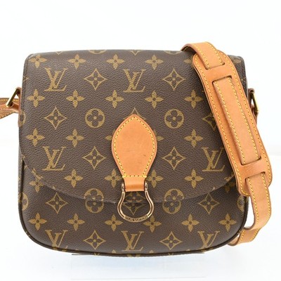 LOUIS VUITTON Saint Cloud GM Shoulder Bag Monogram Brown LV C1884R803