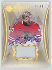 2023-24 Upper Deck Ultimate Collection Rookies Patch Auto Jaxson Stauber RC Auto