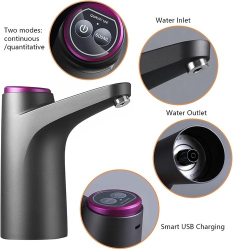 Elektrischer Getränkespender, Wasserspender, Pumpe mit Zapfhahn + Akku NEU - Bild 2 von 6