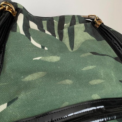 Chloe Paraty Canvas Large Tote Bag One Side Shoulder - Picture 7 of 10