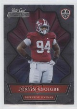 2021 Wild Card Alumination NIL Collegiate Edition Justin Eboigbe #ANBC-13 00jz