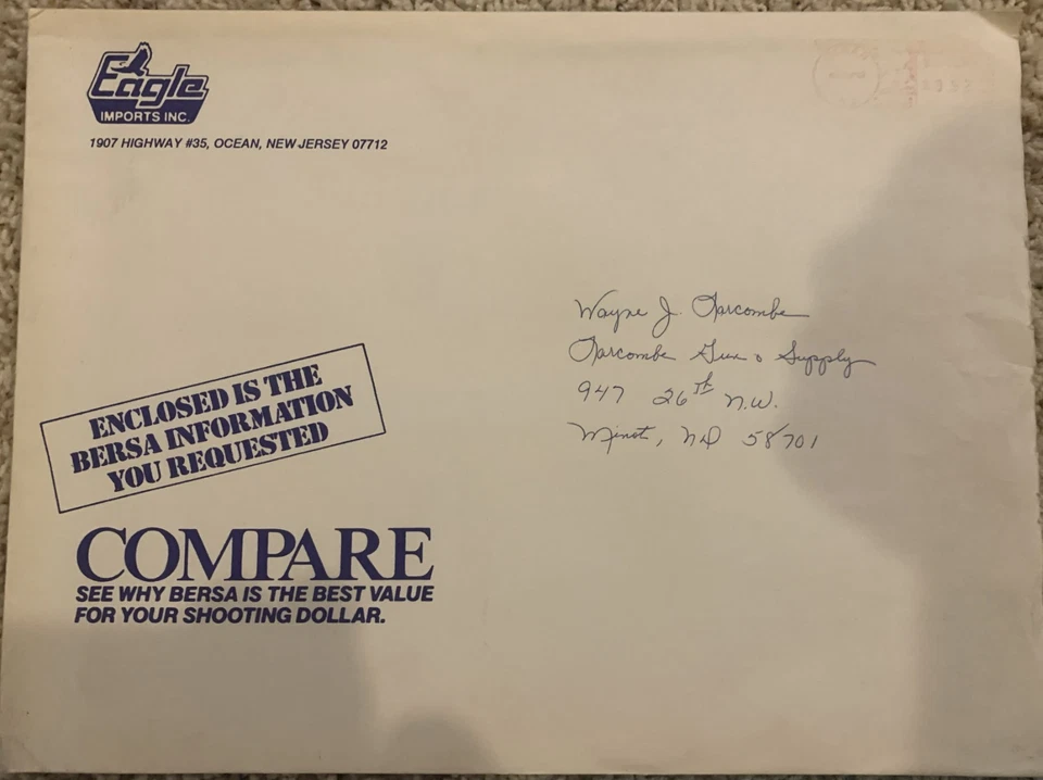 1993 Bersa Firearms, Inc vintage gun catalog complete dealer info  - Image 3 of 4