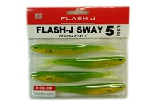 Fish Arrow Flash-J Sway 5inch 4piece #F49 MAGIC LIME/SILVER