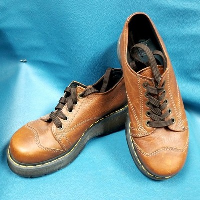 Dr. Martens Brown Leather Oxford Shoes 8651  Women's SZ US 8