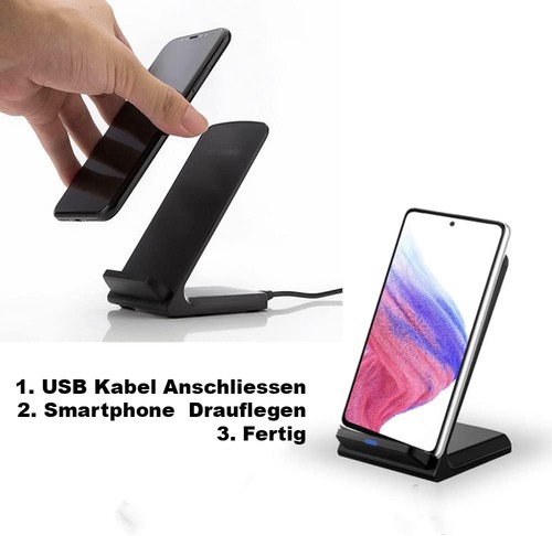 Wireless Charger Fast Charging Station For Xiaomi Redmi Note 13 / Pro / Plus 5G - Picture 2 of 11
