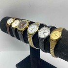 Timex Women's Quartz Wristwatch Lot of 6 Vintage Mixed Styles Expansion Bands — photo 2