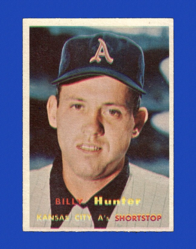 1957 Topps Set-Break #207 Gordon(Billy) Hunter NR-MINT *GMCARDS*