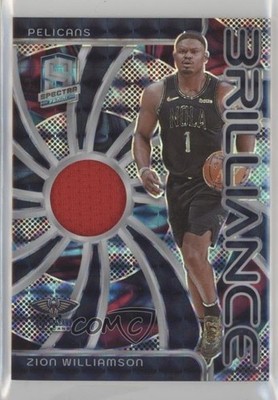 2023-24 Panini Spectra Brilliance Interstellar Prizm 46/75 Zion Williamson 03rx