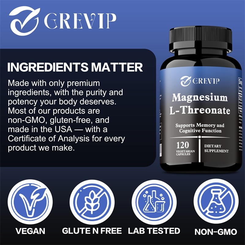 Magnesium L-Threonate 2000mg, Liposomal Magnesium Magnesium L-Threonate 2000mg, Liposomal Magnesium