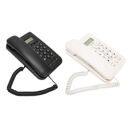 Biurko Telefon Identyfikator Uchwyt ścienny Minimalistyczny przewodowy telefon domowy do domu hotelu CB - Zdjęcie 16 z 28