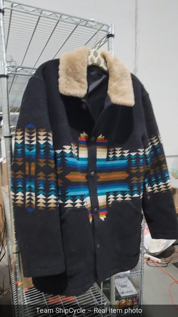 Pendleton Brownsville Shearling Collar AZTEC MENS… - image 7