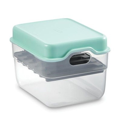 MultiMaker Mini System Removable Plate Storage Case  Plate Organizer with Lid...
