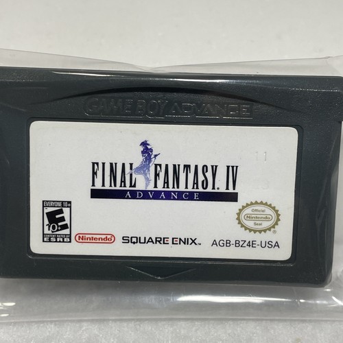 Final Fantasy IV 4 Advance GBA cartuccia gioco autentica pulita e testata FUNZIONANTE - Foto 4 di 4