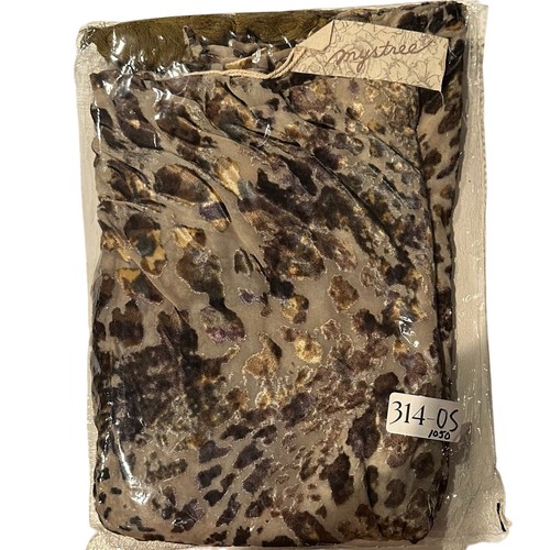 NWT! Mystree Women’s One Size Leopard Print Velvety Soft Kimono w/Tassels K314 - Picture 5 of 5