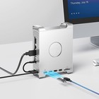 9in1 Docking Station for Mac Mini Alloy Hub NVME SSD USB 3 2 Fast Transfer