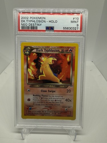 Dark Typhlosion (Unlimited) graded PSA 9 for sale on eBay