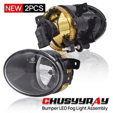 FITS VW Transporter T5 2010-2015 Front Fog Lights Spot Lamp Pair With Bulbs
