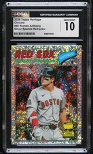 2026 Heritage Chrome Silver Sparkle Refractor Roman Anthony #86 CGC 10 Rookie RC