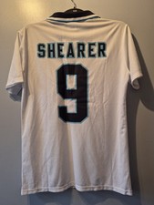 England Football Shirt (Shearer) (Size Medium)